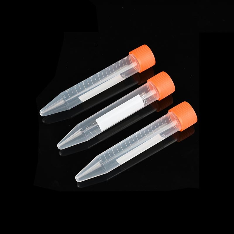 Centrifuge Tube 10ML Orange Screw Cap Non-sterile